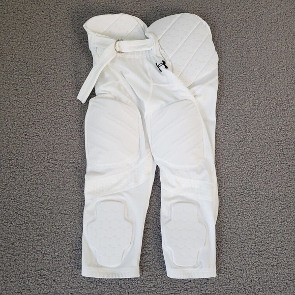 Under Armour Other - Under Armour Football Pant Youth Large White Intergrated Padded Girdle Gameday